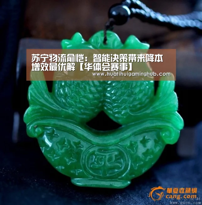 苏宁物流俞恺:智能决策带来降本增效最优解【华体会赛事】(图1) 华体会竞猜